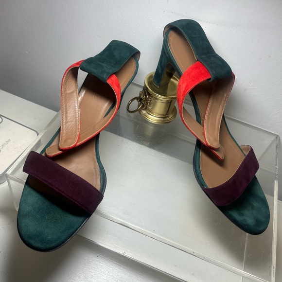 Hermes Suede heels sz 41 ( 9.5 ) made in italy - Picture 6 of 16
